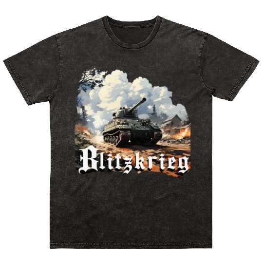 World War 2 Blitzkrieg Mineral Wash T Shirts