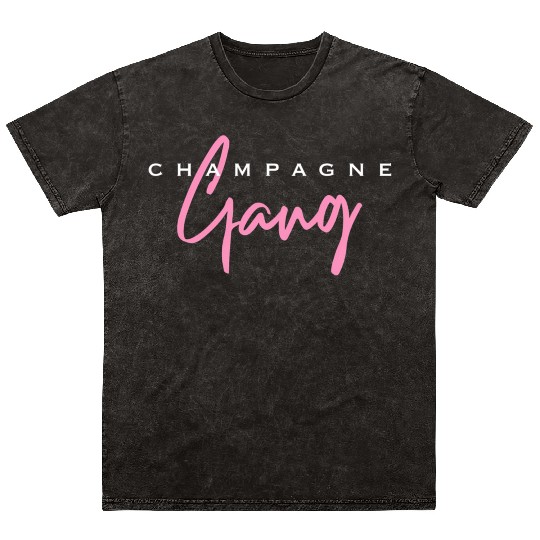 Champagne Gang Mineral Wash T Shirts