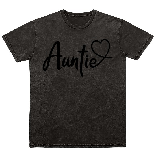 I Love My Aunt Cute Auntie Mineral Wash T Shirts