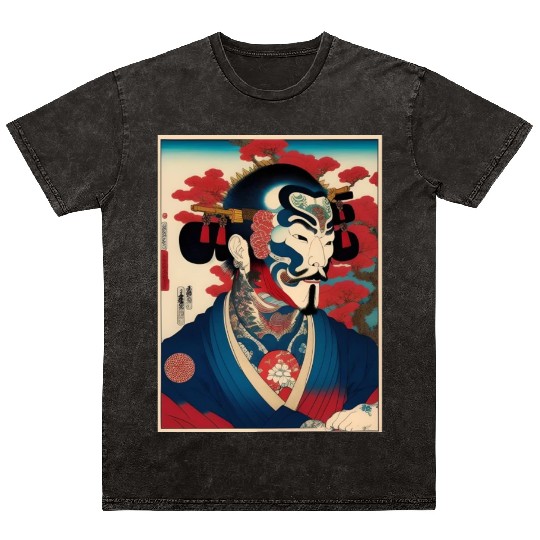 Yakuza Warriors of the Edo Night Mineral Wash T Shirts