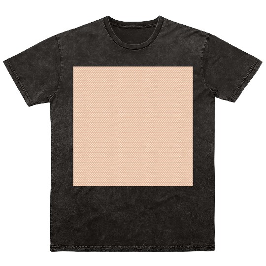 Orange White Minimal Pattern Mineral Wash T Shirts