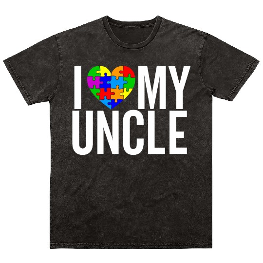 I Love my Uncle Mineral Wash T Shirts