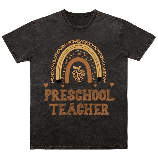 Pre School Teacher Pre Kindergarten Teacher Mineral Wash T Shirts