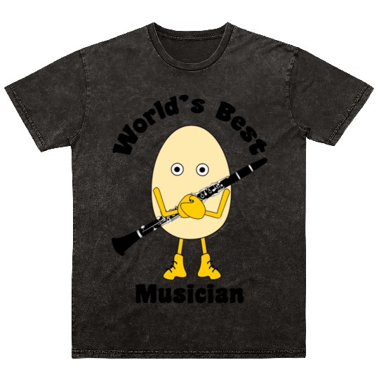 World s Best Clarinet Musician Mineral Wash T Shirts
