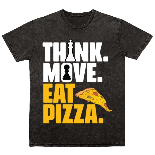 Funny Board Game Grandmaster For A Pizza Lover Mineral Wash T Shirts