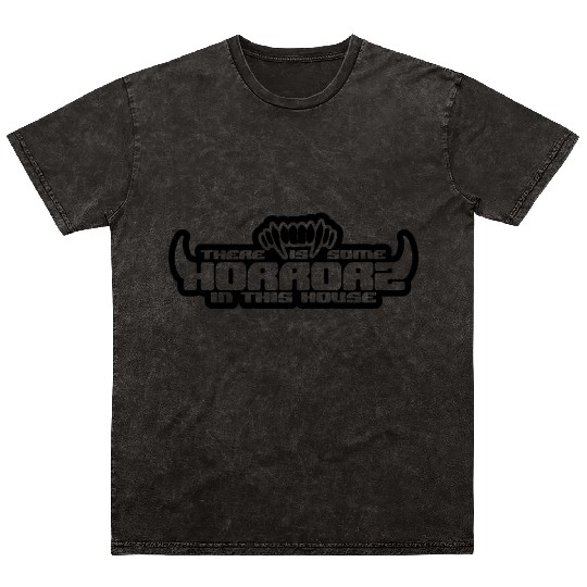 There's Some Horrors In This House Mineral Wash T Shirts