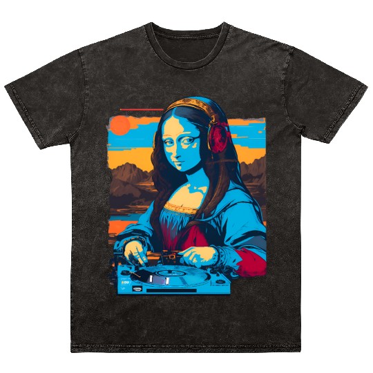 Dj Mona Lisa Mineral Wash T Shirts