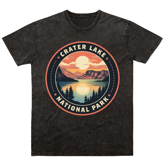 Crater Lake National Park Mineral Wash T Shirts