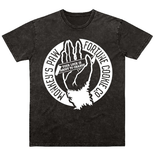 Monkey s Paw Fortune Cookie Company Mineral Wash T Shirts