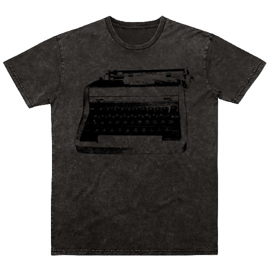 Type writer Mineral Wash T Shirts