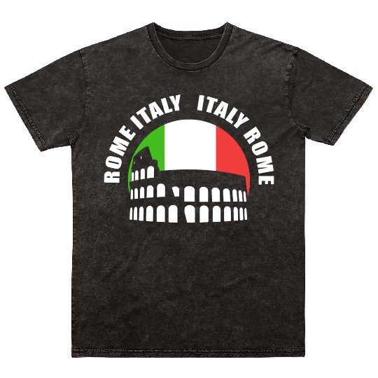 Rome Italy Tourist Guide Mineral Wash T Shirts