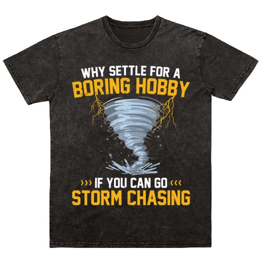 Storm Chaser gift idea | Tornado Meteorologists Mineral Wash T Shirts