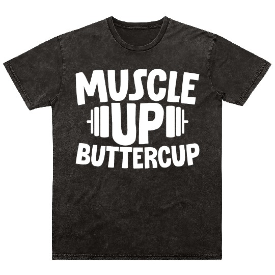 Muscle Up Buttercup 2 Mineral Wash T Shirts