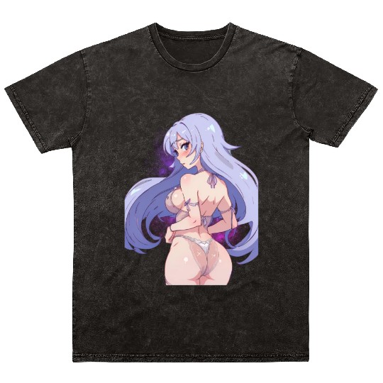Waifu Material Embracing Anime, Manga Mineral Wash T Shirts