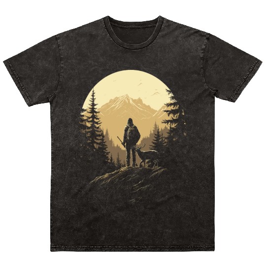 Camouflage Your Way to Success at Deer Hunting Mineral Wash T Shirts