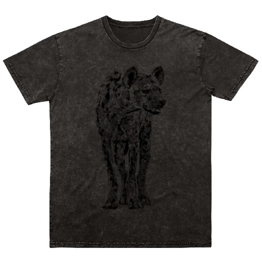 Spotted Hyena Mineral Wash T Shirts