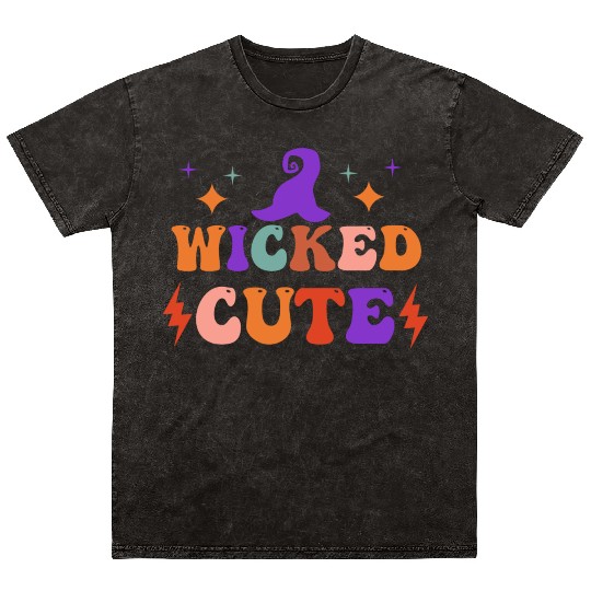 WICKED CUTE Mineral Wash T Shirts