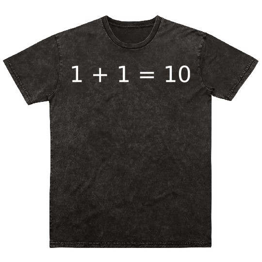 Computer Math Mineral Wash T Shirts