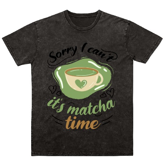 Green Tea Lover Japanese Matcha Latte Drink Matcha Mineral Wash T Shirts