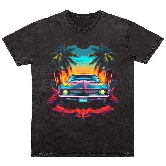 Exotic Camaro Z28 Mineral Wash T Shirts