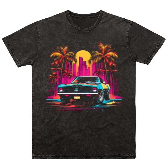 Camaro Z28 Mineral Wash T Shirts