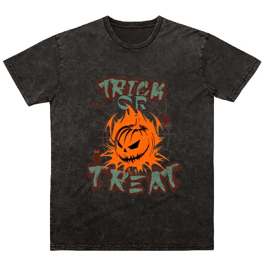 Trick or Treat Delight Mineral Wash T Shirts