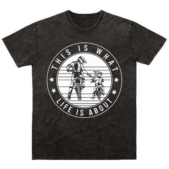 Motocross Mineral Wash T Shirts, This IS What Life Is About Mineral Wash T Shirts,