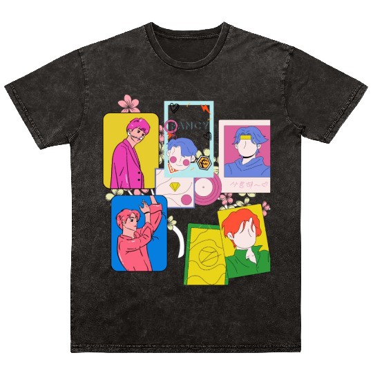 Army KPop Fancy and Love Fans Mineral Wash T Shirts