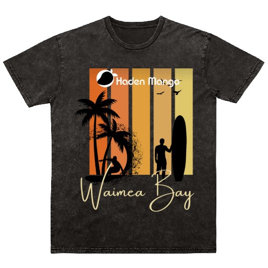 Waimea Bay Haden Mango Style Mineral Wash T Shirts