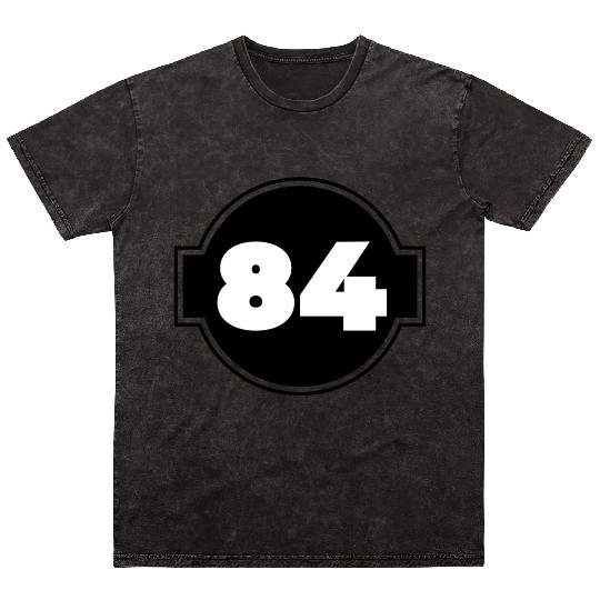 Congratulations 84 Years Old - Number Eighty-Four Mineral Wash T Shirts