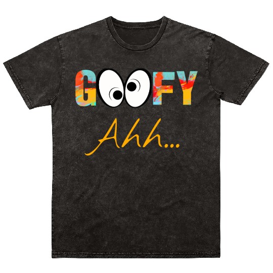 Funny GooFy Ahh Mineral Wash T Shirts