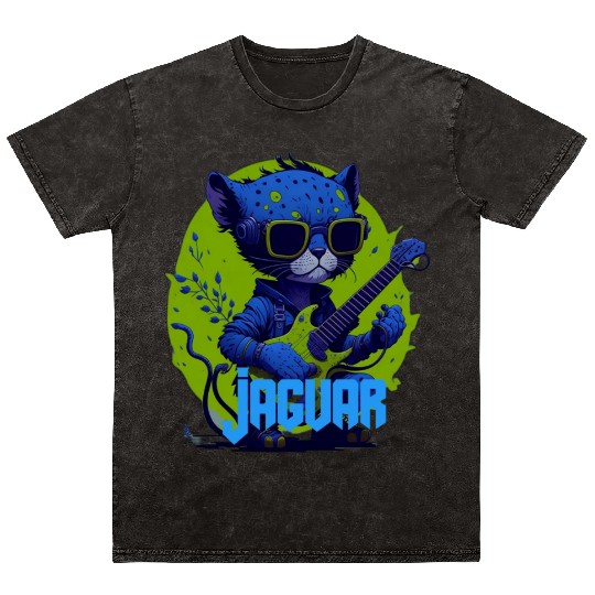 Baby Jaguar Guitar Mineral Wash T Shirts