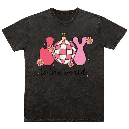 JOY TO THE WORLD Mineral Wash T Shirts