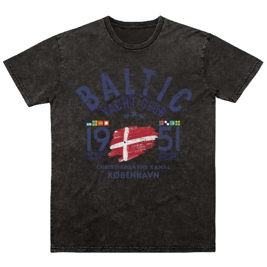Baltic Yacht club Copenhagen blc Mineral Wash T Shirts