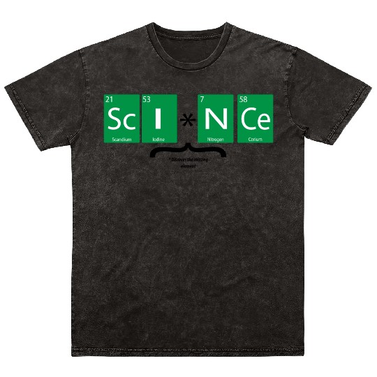 Science Mineral Wash T Shirts
