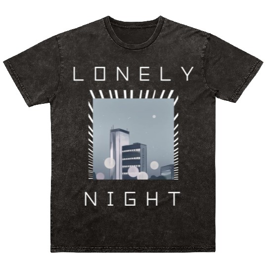 Midnight Vibes Mineral Wash T Shirts – Embrace the Night Out