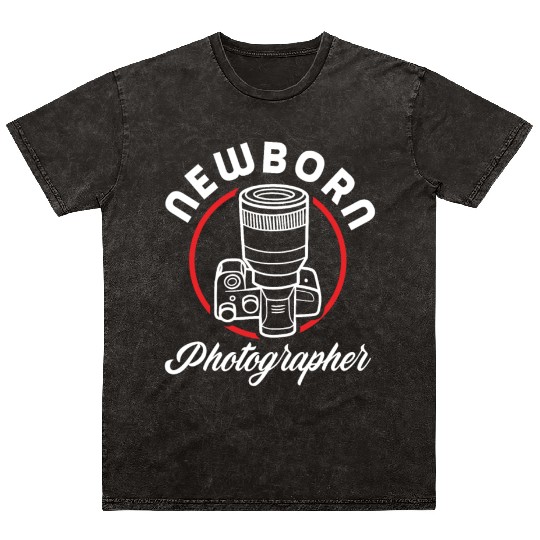Photography Newborn Photographer Gift Mineral Wash T Shirts