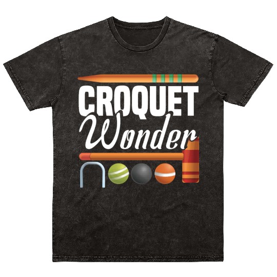 Croquet Mallet Croquet Club Croquet Player Croquet Mineral Wash T Shirts