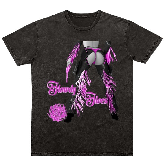 Howdy Hoes Mineral Wash T Shirts