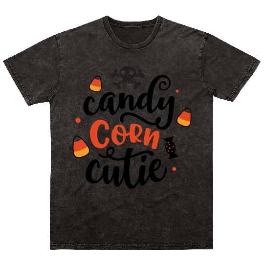 Candy Corn Cutie Mineral Wash T Shirts