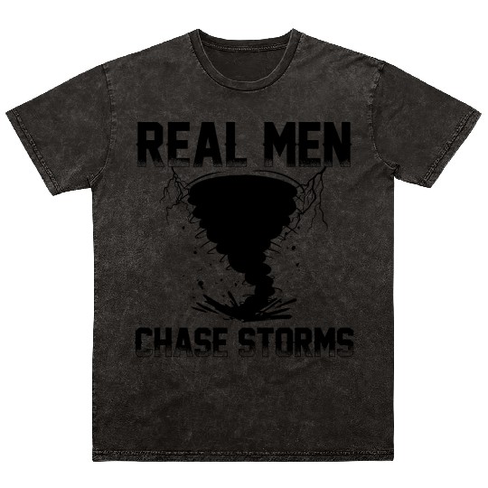 Storm Chaser Gifts | Severe Weather Storm Hunter Mineral Wash T Shirts