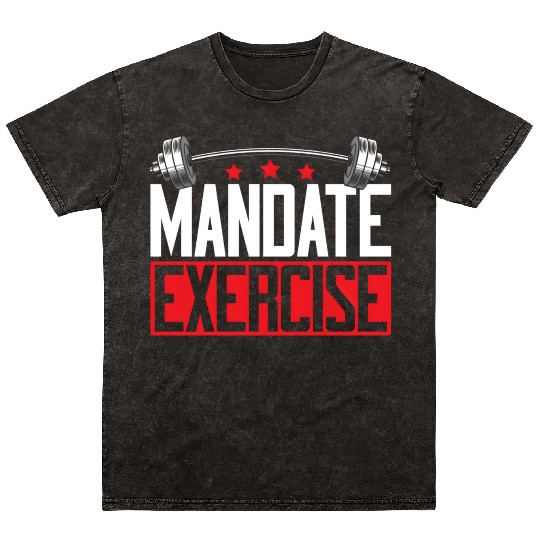 Gym Teacher Physical Education Gymtics Fitness Exe Mineral Wash T Shirts