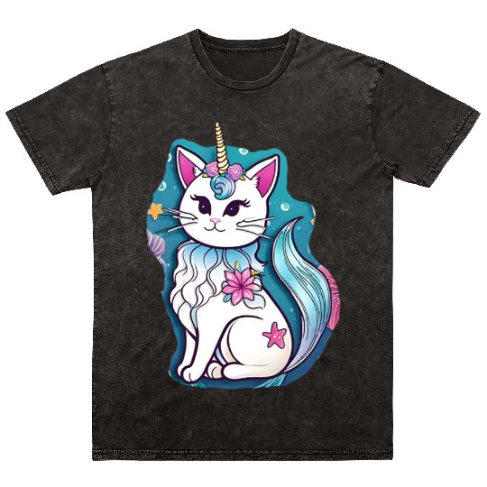 Unicorn Mercat Mineral Wash T Shirts