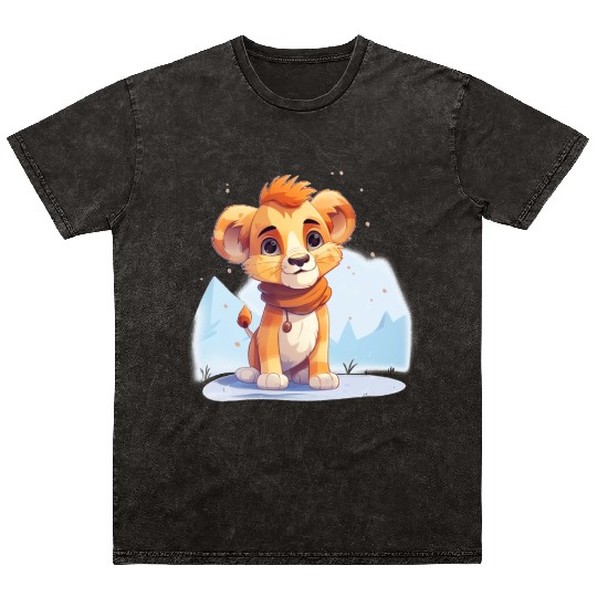 Baby Simba- The lion king Mineral Wash T Shirts