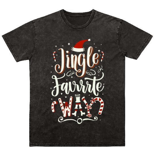 Winter Wonderland: Icy Snow, North Pole, Rejoice Mineral Wash T Shirts
