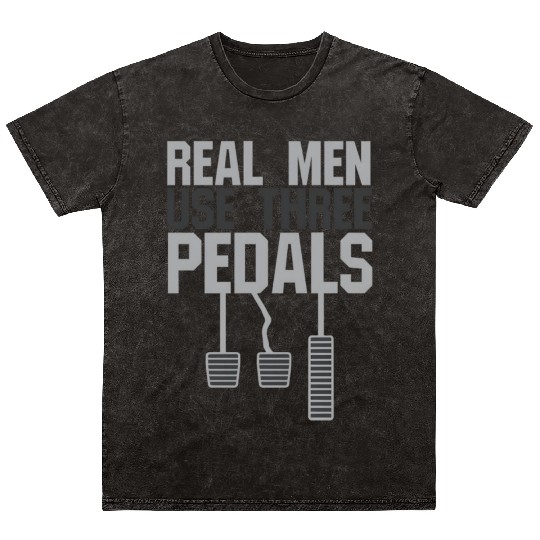 Car Guy Hub Real Use Three Pedals Mineral Wash T Shirts