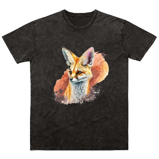 Mystic Fox Aura Mineral Wash T Shirts