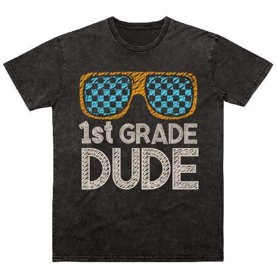 Kindergarten Teacher Funny Student 1st Graduation Mineral Wash T Shirts