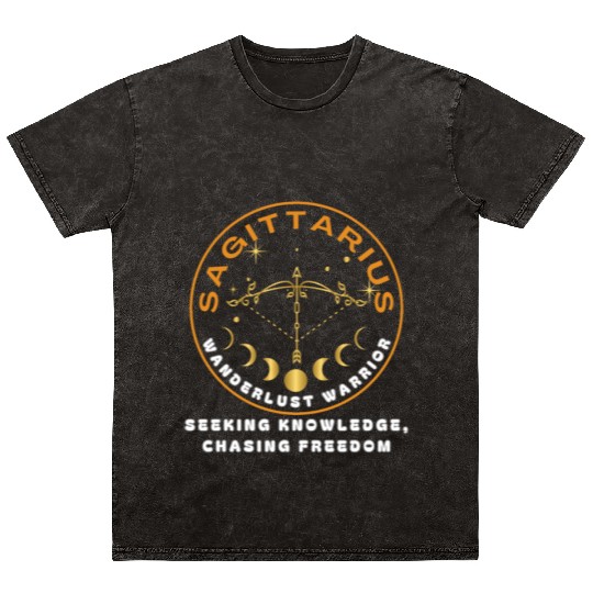 Sagittarius: Seekers of Knowledge, Chasers of Free Mineral Wash T Shirts