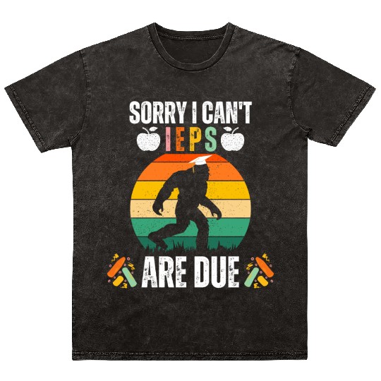 Humorous Sasquatch Graduation Design Mineral Wash T Shirts